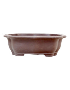 Ovaler Bonsai-Topf 38*31*11 cm ohne Glasur - Yixing
