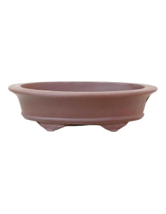 Vaso de Bonsai Oval 20*13*5 cm Sem Esmalte - Yixing
