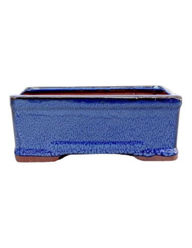Vaso de Bonsai Rectangular 17,5*13,5*7 cm Azul - Yixing