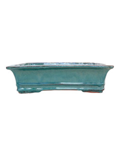 Vaso di Bonsai Rettangolare 20*16*6.5 cm Verde - Yixing
