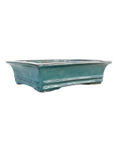 Vaso di Bonsai Rettangolare 20*16*6.5 cm Verde - Yixing 2