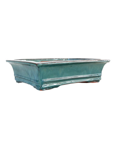 Vaso di Bonsai Rettangolare 20*16*6.5 cm Verde - Yixing