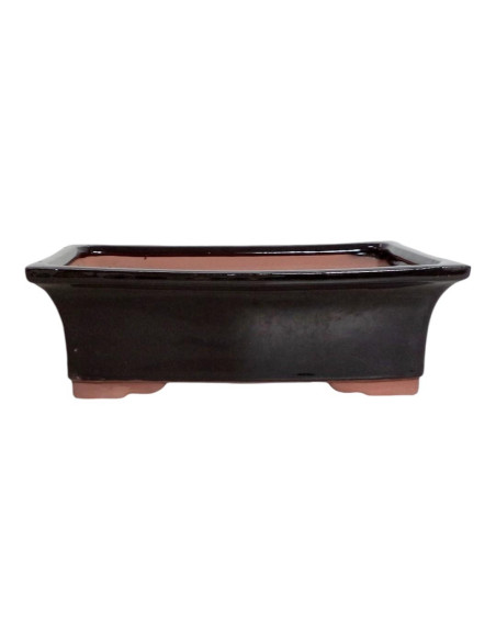 Pot of Bonsai Rectangular 30.5*24*9 cm Black - Yixing