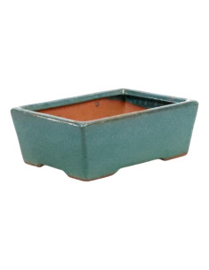 Pot de Bonsai Rectangulaire 29,5*22*9,5 cm Vert - Yixing 2