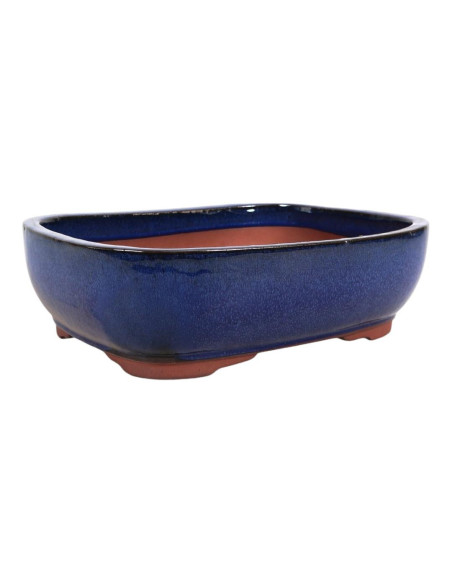 Pot of Bonsai Rectangular 15.5*11.5*5 cm Blue - Yixing
