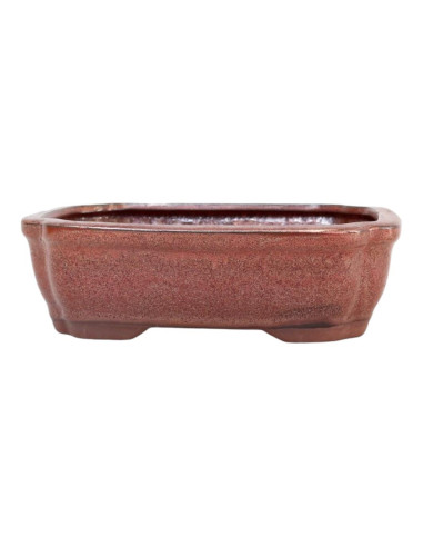 Pot of Bonsai Rectangular 30.5*25*8 cm Brown Oxide - Yixing