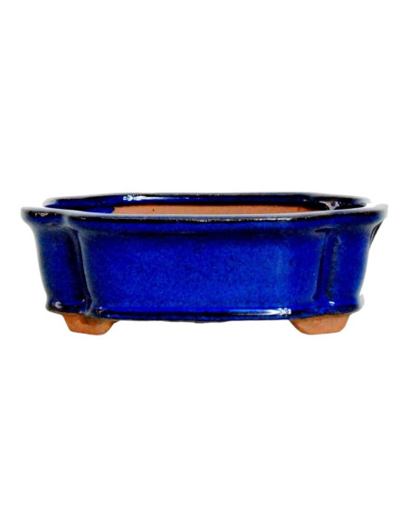 Vaso de Bonsai Rectangular 15,5*12*5,5 cm Azul - Yixing