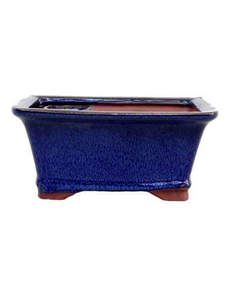 Vaso für Bonsai Rechteckig 16*13*7 cm Blau - Yixing
