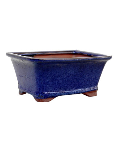 Vaso für Bonsai Rechteckig 16*13*7 cm Blau - Yixing