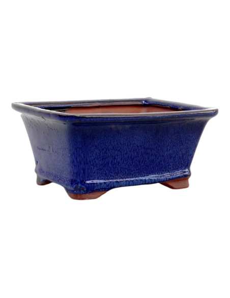 Pot de Bonsai Rectangular 16*13*7 cm Blue - Yixing