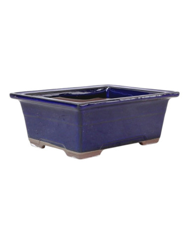 Vaso de Bonsai Rectangular 19*13,5*7 cm Azul - Japão