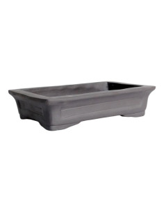 Rechteckiger Bonsai-Topf 23*15,5*5,5 cm ohne Glasur - Yixing 2