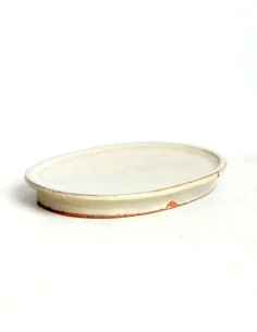 Prato Cerâmico Oval 15,5*11*1,5 cm Creme 2