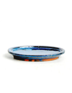 Prato Ceramico Ovale 18,5*13*2 cm Blu