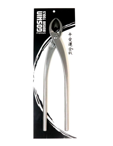 Bonsai-Zange - Rundseitiger Schnitt 280 mm - Edelstahl Goshin