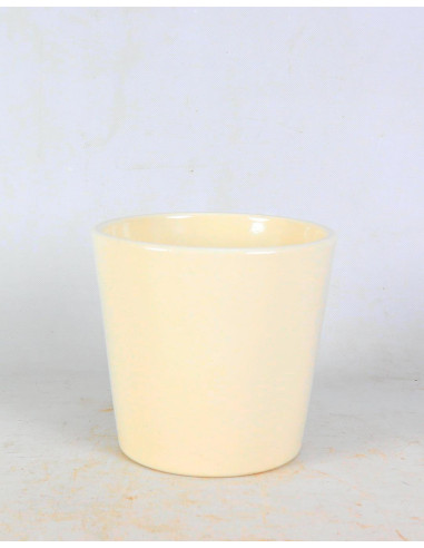 Cachepot Cerâmico Basic Panna