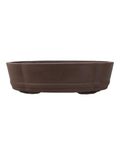 Vaso de Bonsai Oval 40*31*10 cm Sem Esmalte - Yixing
