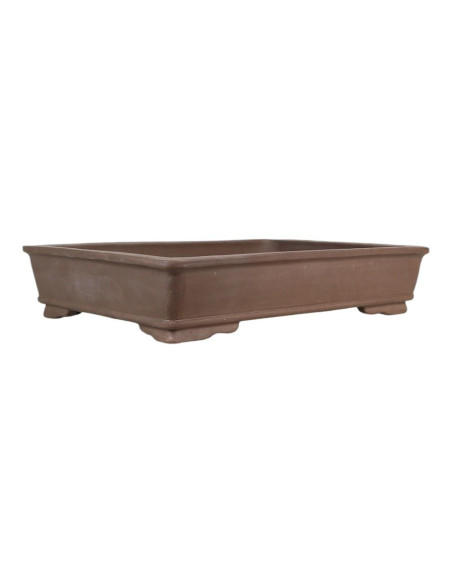 Rectangular Bonsai Pot 50*35*9 cm Unglazed - Yixing