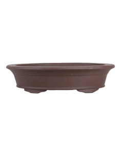 Vaso di Bonsai Ovale Kasuga 45*34*10 cm Senza Smalto - Yixing