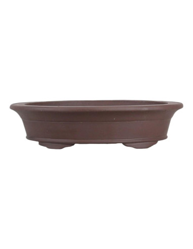 Maceta de Bonsái Ovalada Kasuga 33*27,5*8 cm Sin Esmalte - Yixing