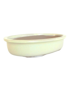 Vaso de Bonsai Oval 45*34,5*6 cm Creme - Japão 2
