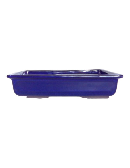Maceta de Bonsái Rectangular 39,5*27,5*7,5 cm Azul - Japón
