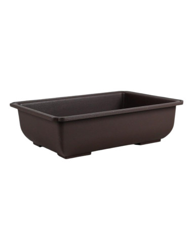 Rechteckiger Pflanzgefäß für Bonsai 42*33,5*10,3 cm Braun - Taiwan