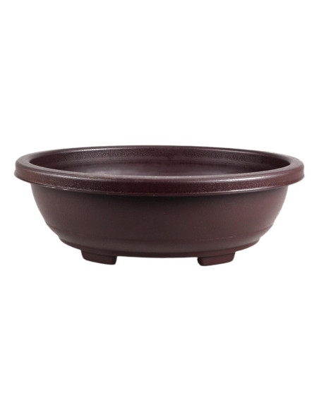 Vaso de Pré Bonsai Oval 30*24*10 cm Castanho - Taiwan