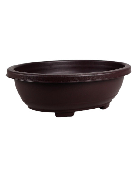 Vaso de Pré Bonsai Oval 42*33*14 cm Castanho - Taiwan