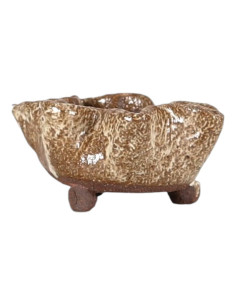 Bonsai-Mame-Kusamono Vase 8*4 cm – Gold – Japan