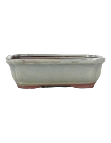 Rechteckiger Bonsai-Topf 15,5*11,5*5 cm Grau - Yixing
