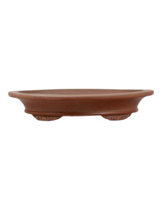 Ovaler Bonsai-Topf 50*38*8,8 cm ohne Glasur - Korea