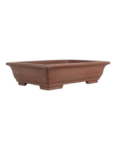 Rechteckiger Bonsai-Topf Iriya 45*32*12 cm ohne dunkle Glasur 2