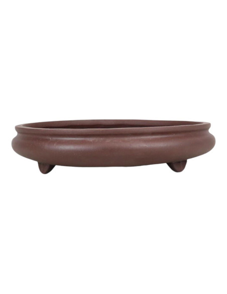 Pot of Bonsai Round 19*4.5 cm Without Glazed - Yixing