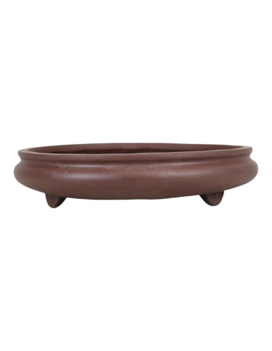 Pot of Bonsai Round 24*6.5 cm Without Glazed - Yixing