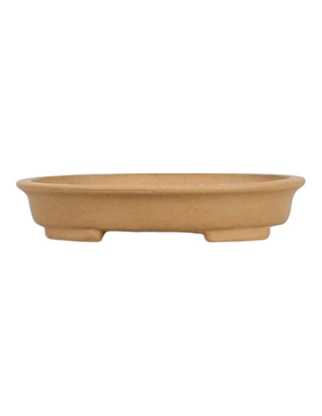 Vaso de Bonsai Oval 15,5*13,5*3 cm Sem Esmalte - Yixing