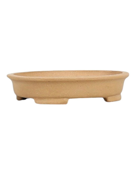 Vaso de Bonsai Oval 15,5*13,5*3 cm Sem Esmalte - Yixing