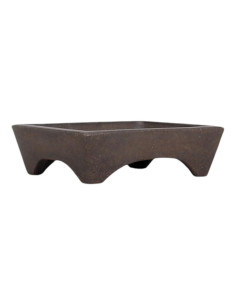 Rechteckiger Bonsai-Topf 19*14*5,5 cm ohne Glasur - Yixing 2