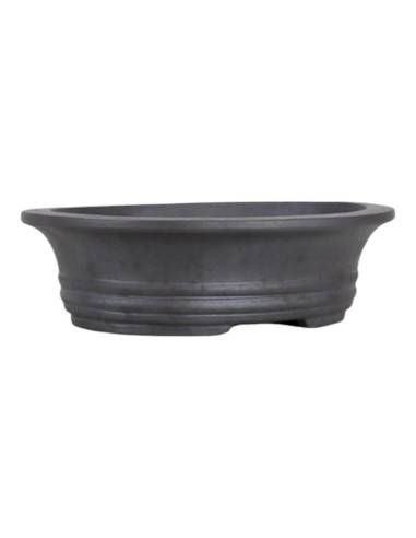Ovaler Bonsai-Topf 23*19*7 cm ohne Glasur - Yixing