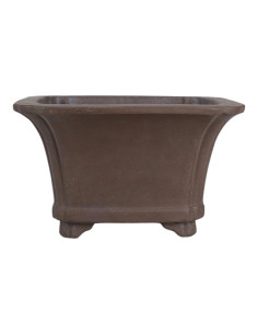 Vaso de Bonsai Quadrado Cascata 35*35*14 cm Sem Esmalte - Yixing