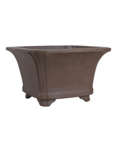 Pot de Bonsai Carré Cascade 35*35*14 cm Sans Émail - Yixing 2