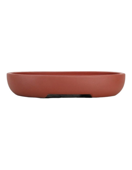 Ovaler Bonsai-Topf 30*25*6 cm ohne Glasur - Yixing