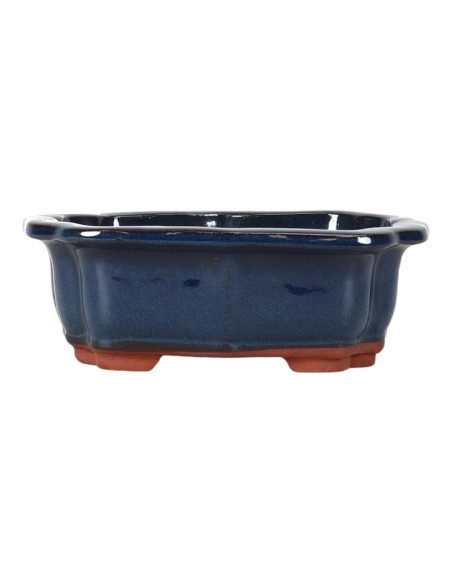 Vaso de Bonsai Oval 22*16*7,5 cm Azul - Yixing