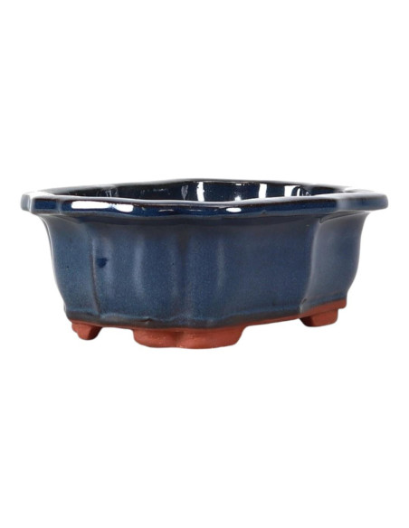 Vaso de Bonsai Oval 22*16*7,5 cm Azul - Yixing