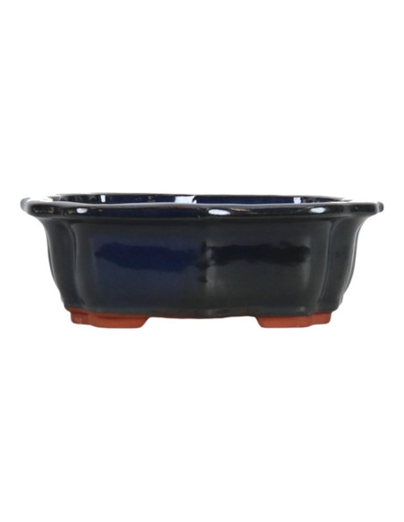Vaso di Bonsai Ovale 29*22*10 cm Blu - Yixing