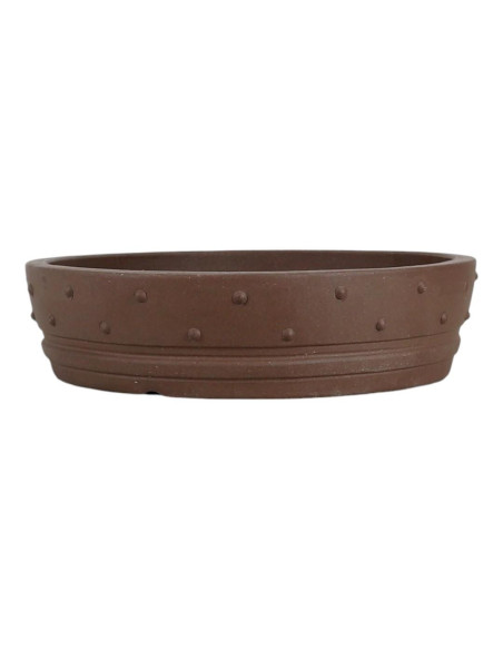 Vaso di Bonsai Rotondo 32*8,5 cm Senza Smalto - Yixing