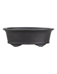 Ovaler Bonsai-Topf 22*15*7,5 cm mit Zeichnungen ohne Glasur - Yixing 2