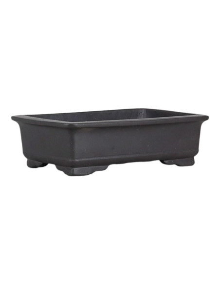 Vaso de Bonsai Retangular 21,5*14*6,5 c/Desenhos Sem Esmalte - Yixing