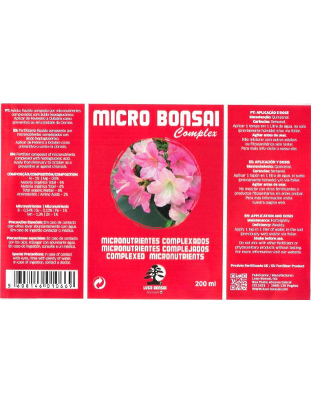 Micro Bonsai Complex - Adubo - 200 ml