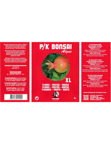 P/K Bonsai Algae XL - Fertilizzante - 1 Lt